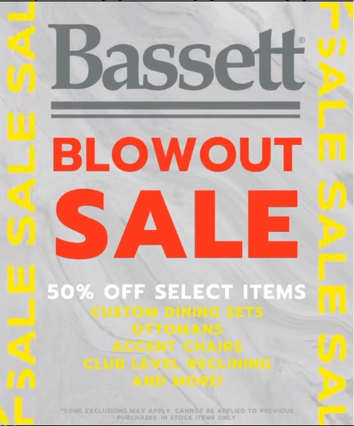 Bassett Blowout Sale